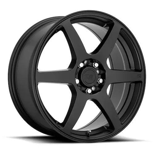 16" Motegi Racing Cs6 Satin Black Wheel 1