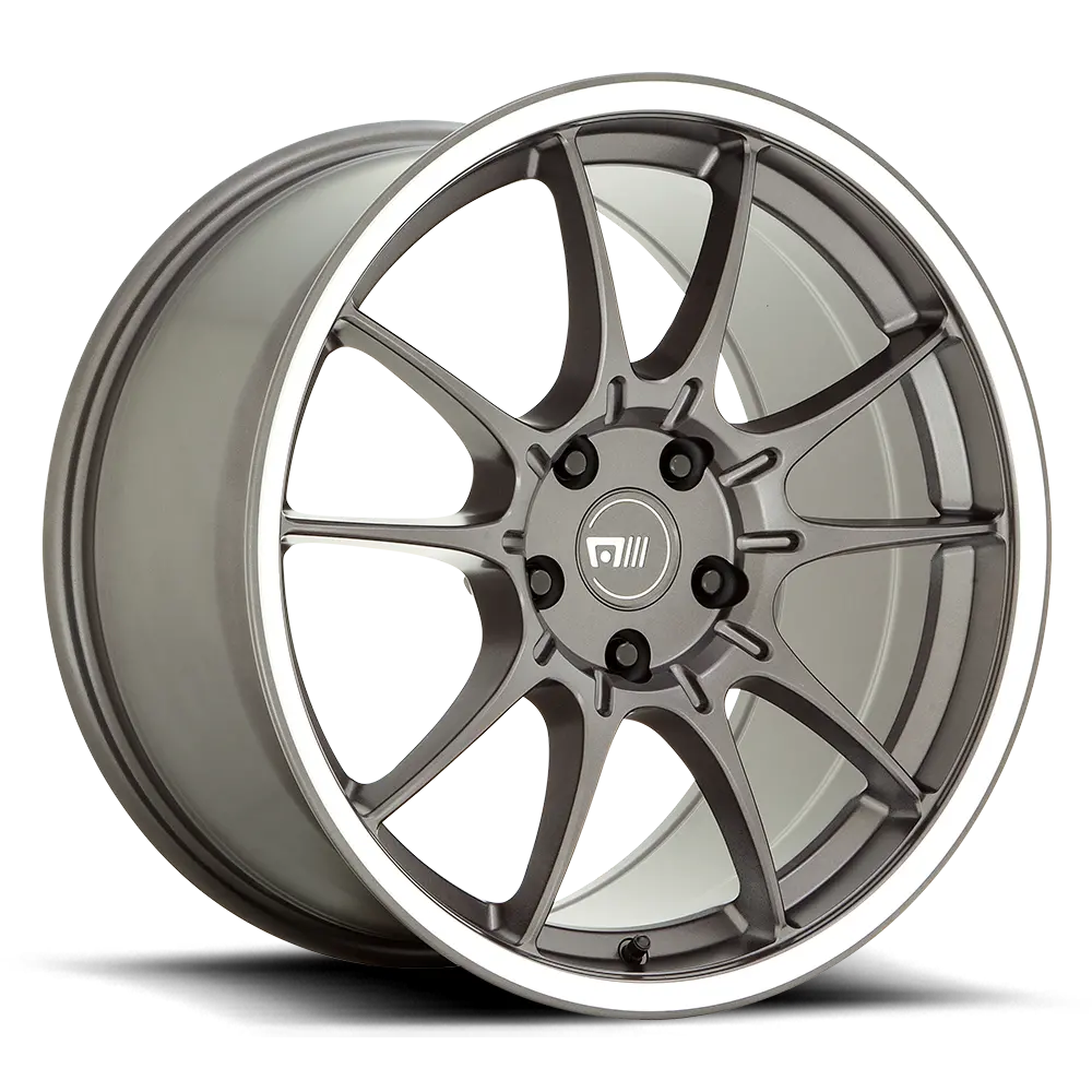 19" Motegi Racing Ss5 Gunmetal Gray W/Machined Lip Wheel 1