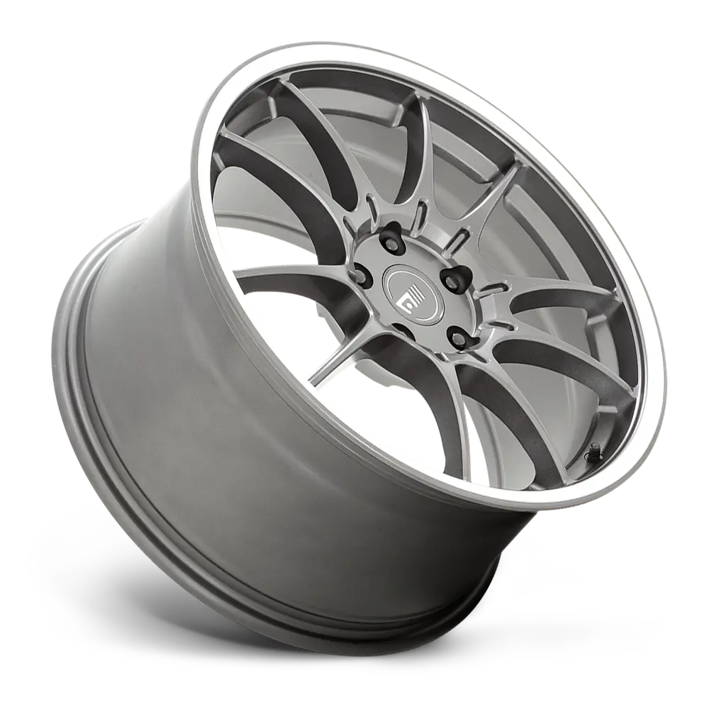 19" Motegi Racing Ss5 Gunmetal Gray W/Machined Lip Wheel 3