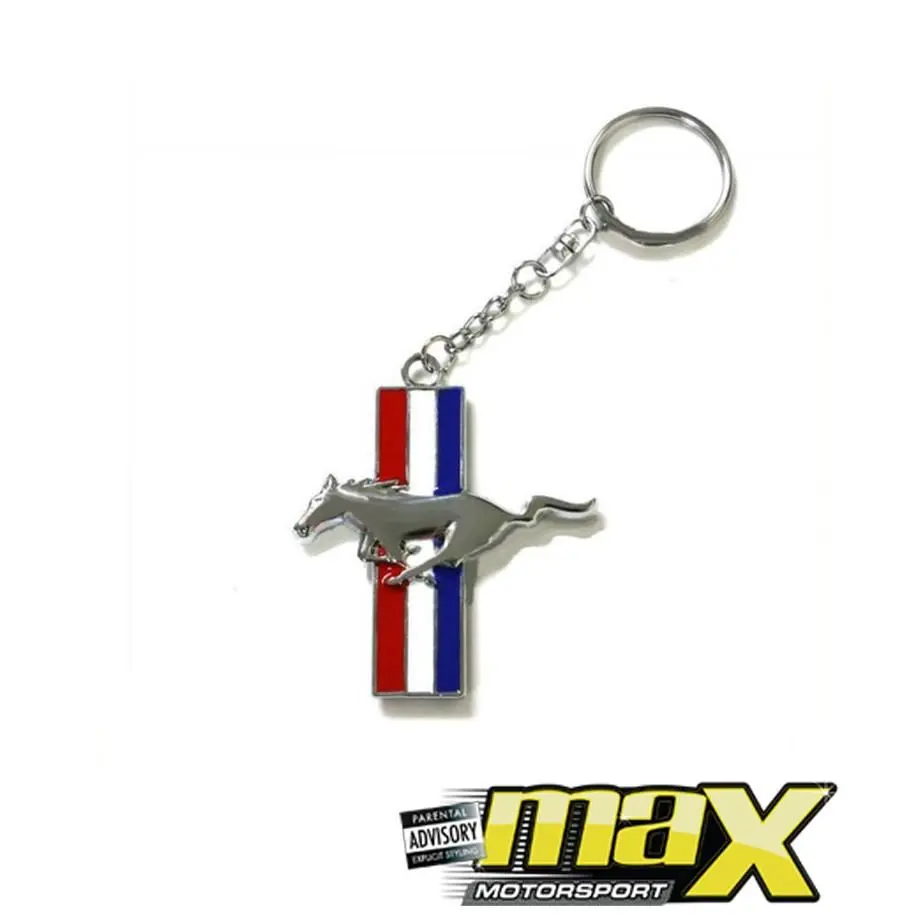 Mustang Branded Running Horse Key Ring 1