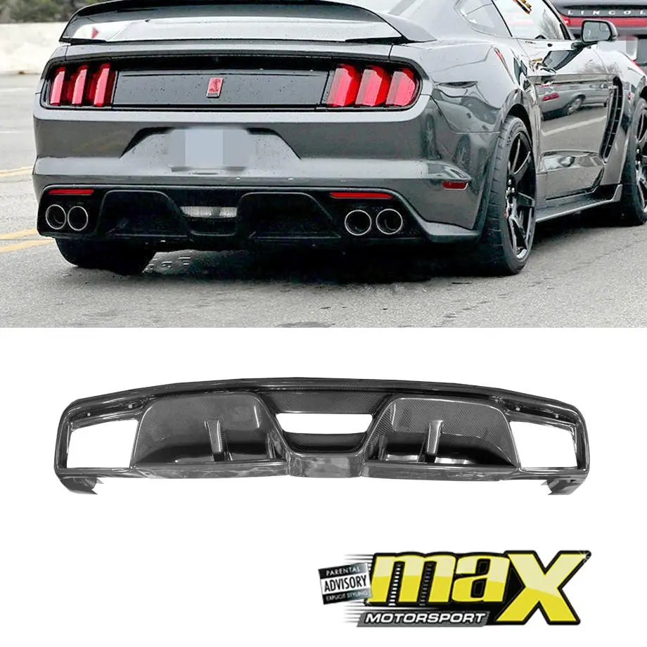 Mustang (2016-On) Carbon Fibre Rear Diffuser 1