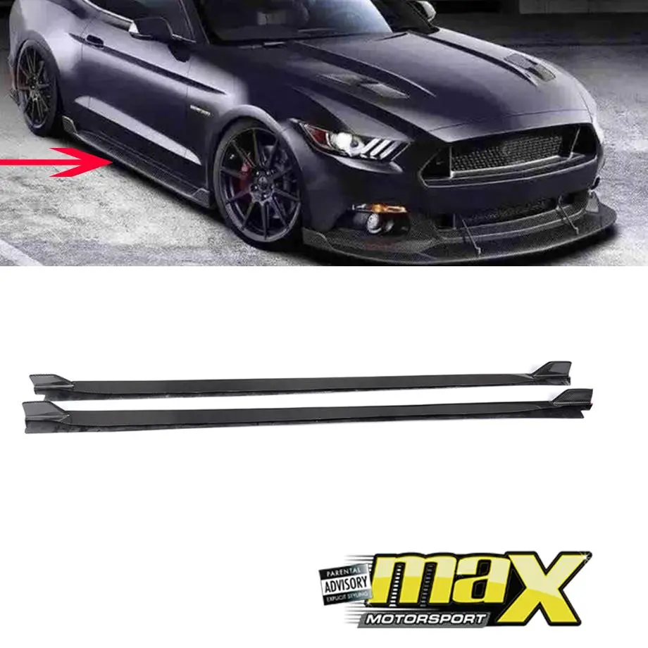Mustang (2016-On) Carbon Fibre Side Skirts 1