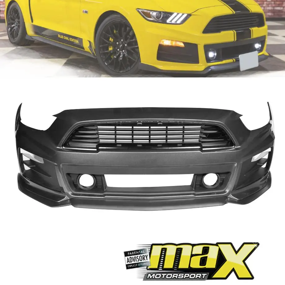Mustang (2016-On) Roush Style Plastic Upgrade Front Bumper 1