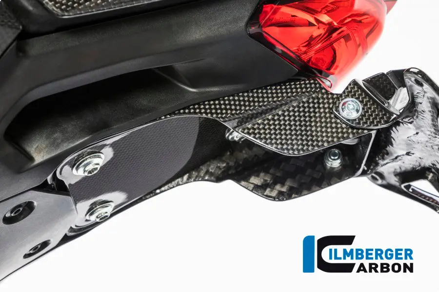 Number Plate Holder Short Gloss Carbon - Ducati Supersport 939 1