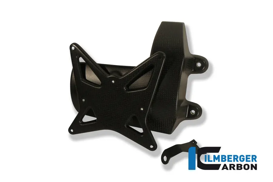 License Plate Holder Incl. Chain Guard Carbon 1