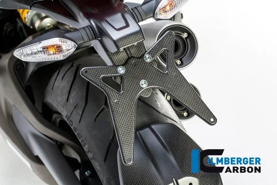 License Plate Holder Carbon Ducati Monster 1200 / 1200 S Matte Finish 1