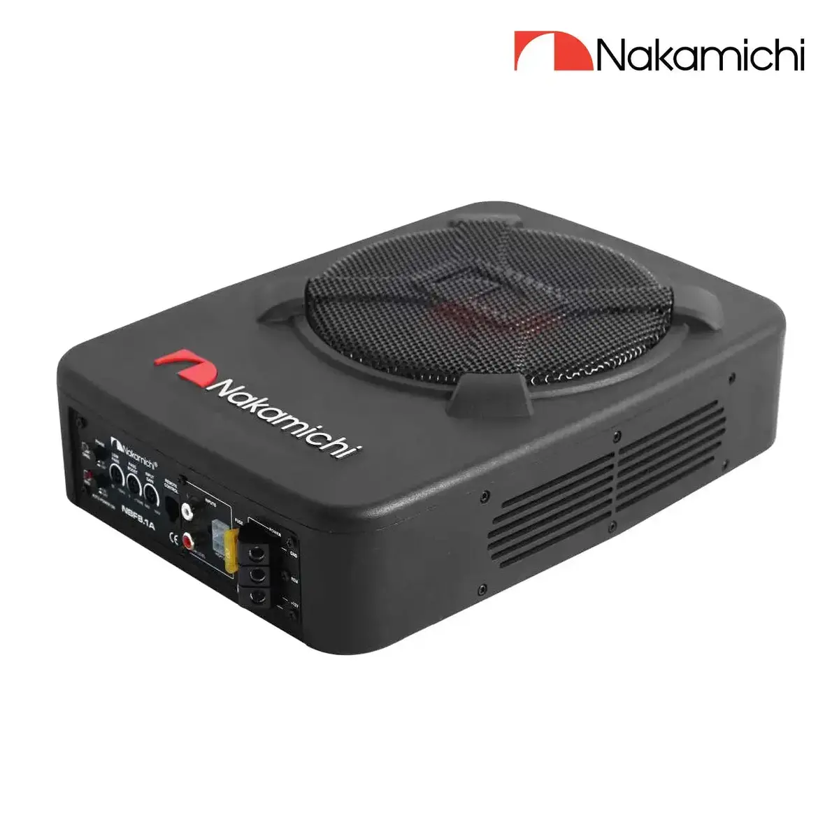Nakamichi Nbf8.1A - 8" Tri-Port Underseat Active Subwoofer - 1500W 1