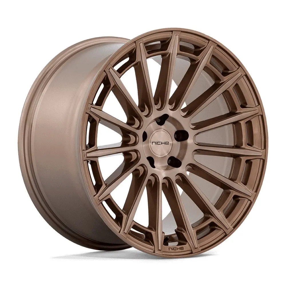 20" Niche Amalfi Platinum Bronze Wheel 1