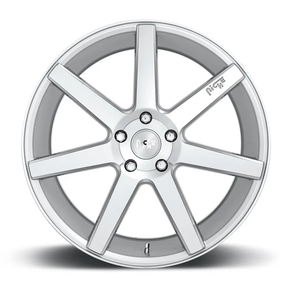 19" Niche Verona Gloss Silver Machined Wheel 2