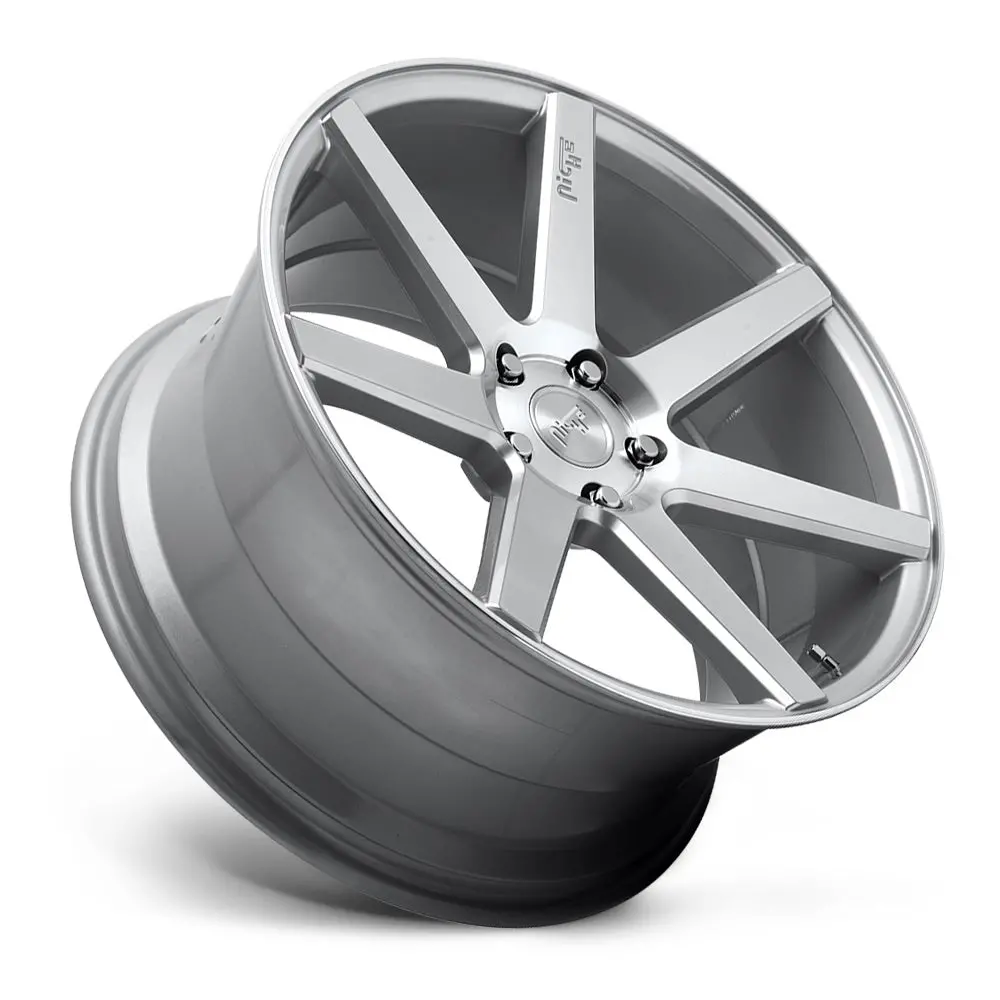 19" Niche Verona Gloss Silver Machined Wheel 3