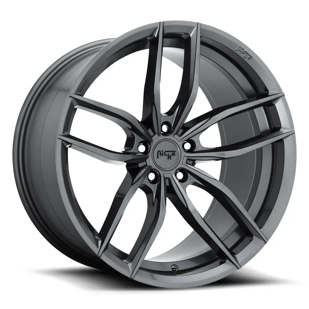 18" Niche Vosso Matte Anthracite Wheel 1