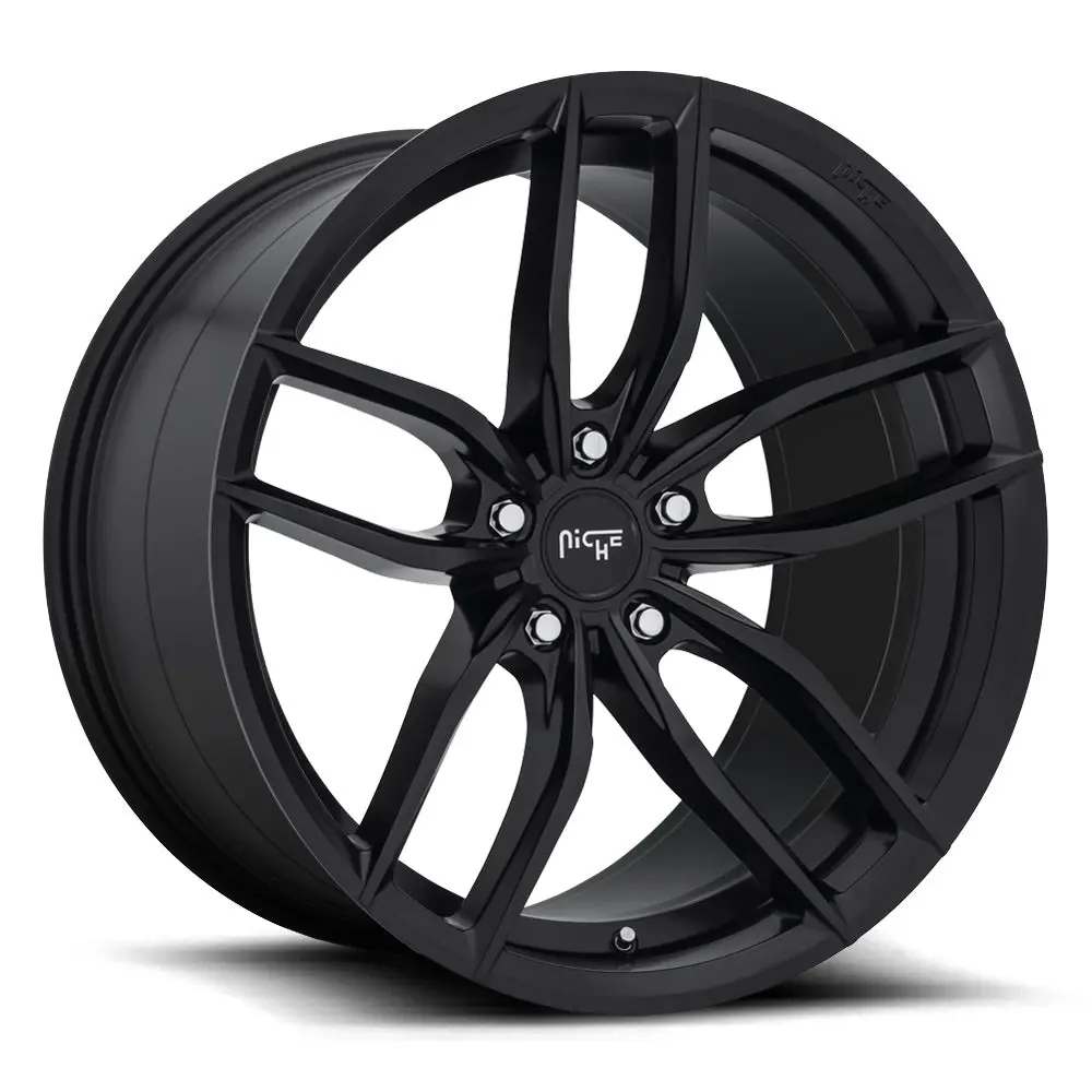 17" Niche Vosso Matte Black Wheel 1