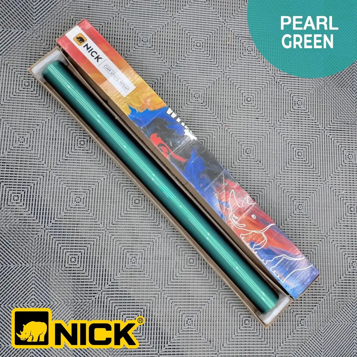 Nick Premium Vinyl Wrap Film - Pearl Green 1