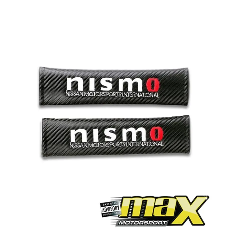 Nismo Seatbelt Pads (Carbon Look) 1