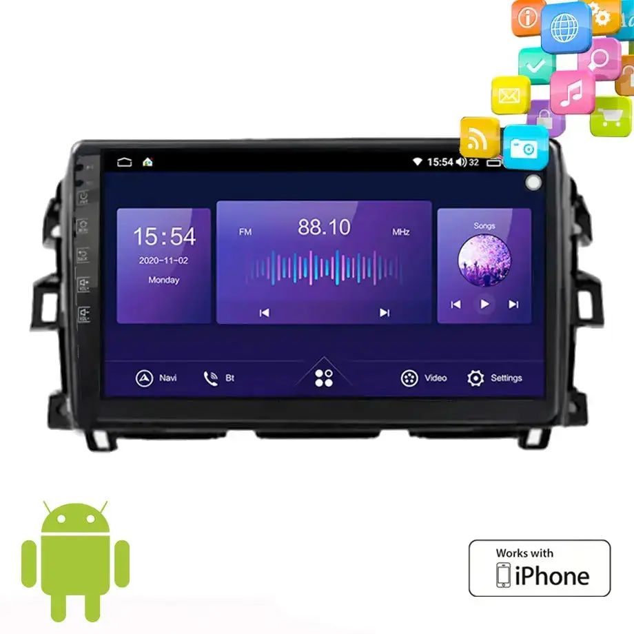 9 Inch - Nissan Navara Np300 (11-16) Android Entertainment & Gps System 1