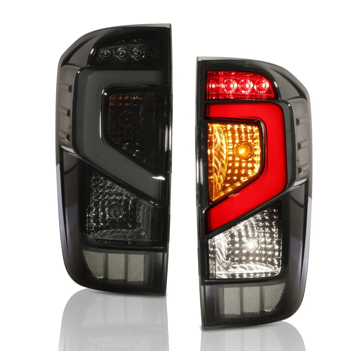 Nissan Navara Np300 (15-On) Smoked Black Led Oem Style Taillights 1