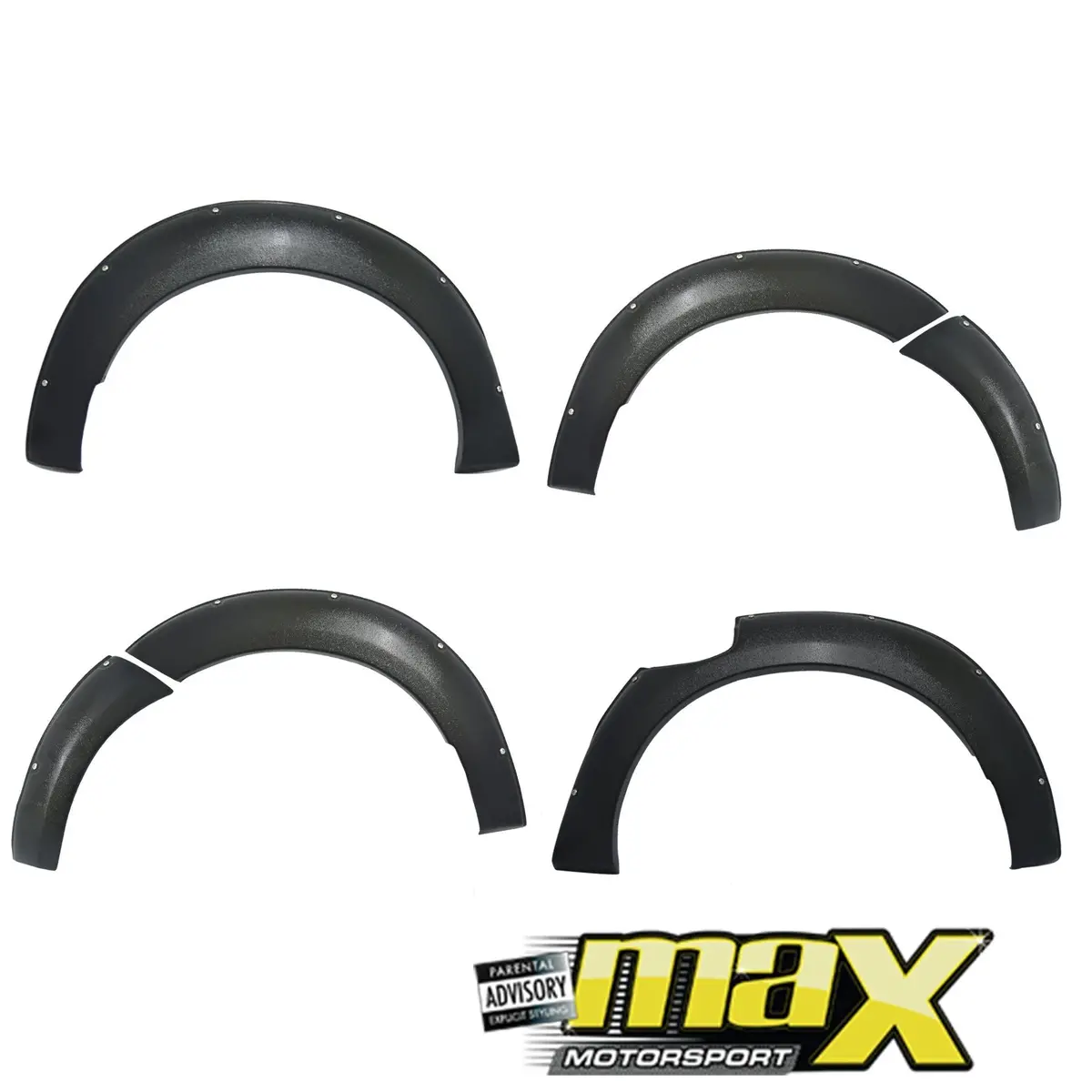Nissan Navara Np300 (16-On) Black Rough Studded Arches - Double Cab 1