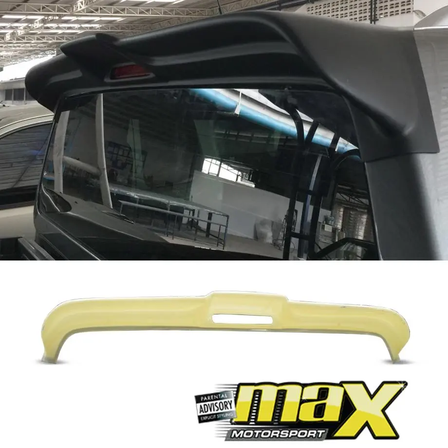 Nissan Navara Np300 (2017-On) Plastic Broad Roof Spoiler (Unpainted) 1