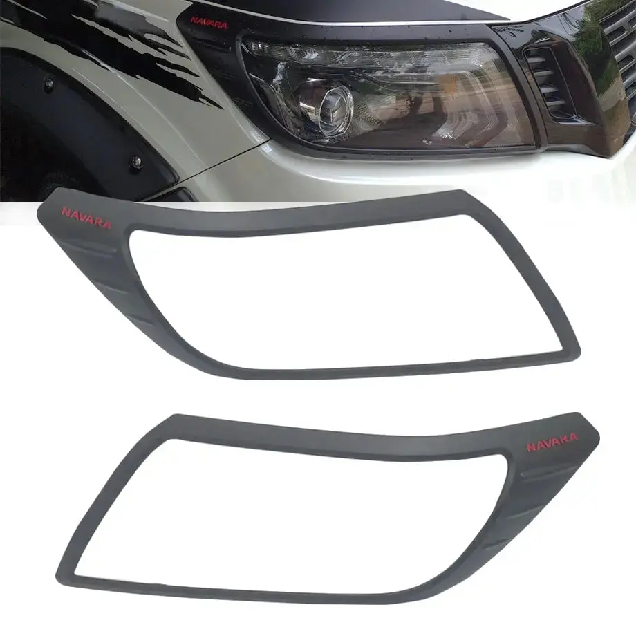 Nissan Navara Np300 (17-On) Headlight Surrounds With Logo 1