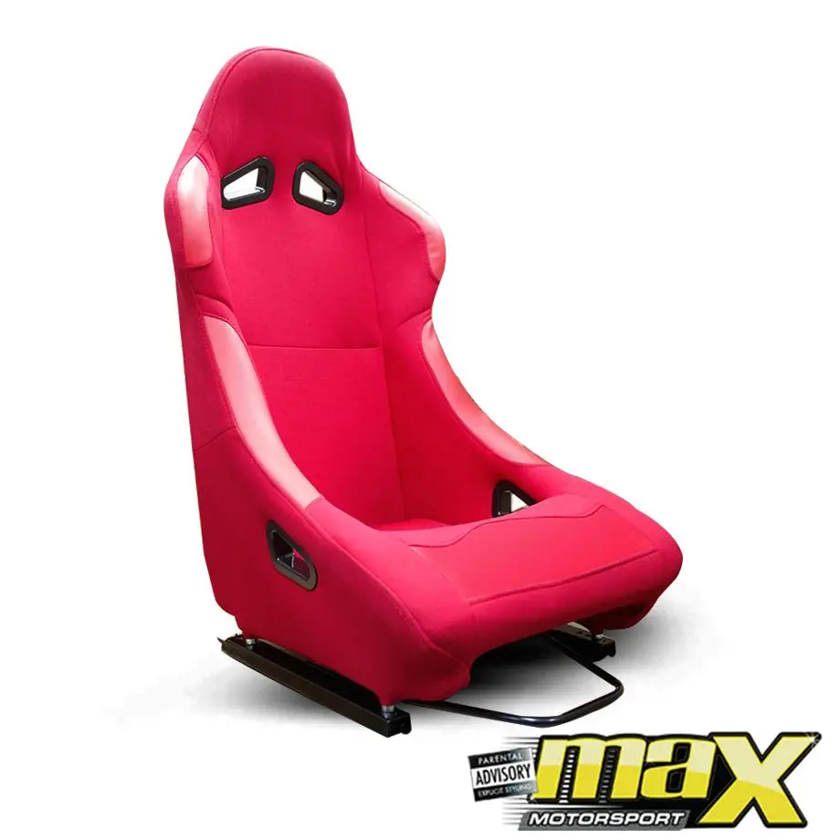 Non-Reclinable Racing Bucket Seats - (Pvc + Cloth) 1