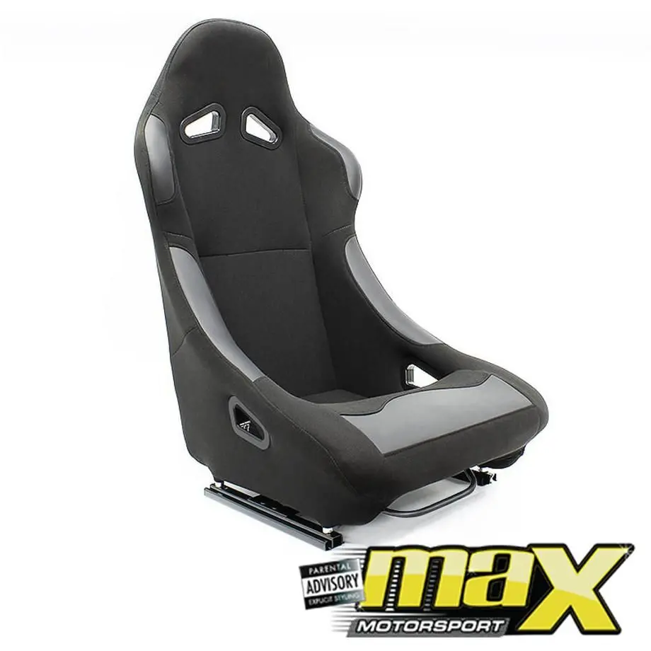 Non-Reclinable Racing Bucket Seats - (Pvc + Cloth) 1