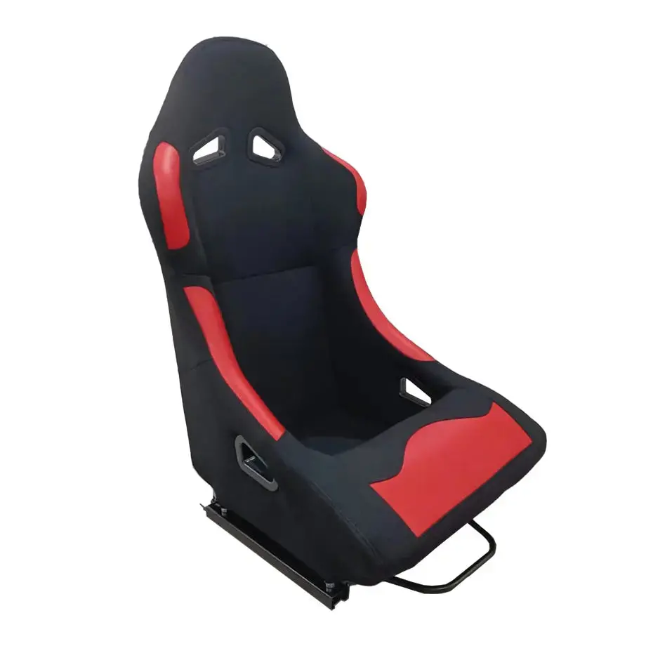 Non-Reclinable Racing Bucket Seats Pvc + Cloth (Each) 1