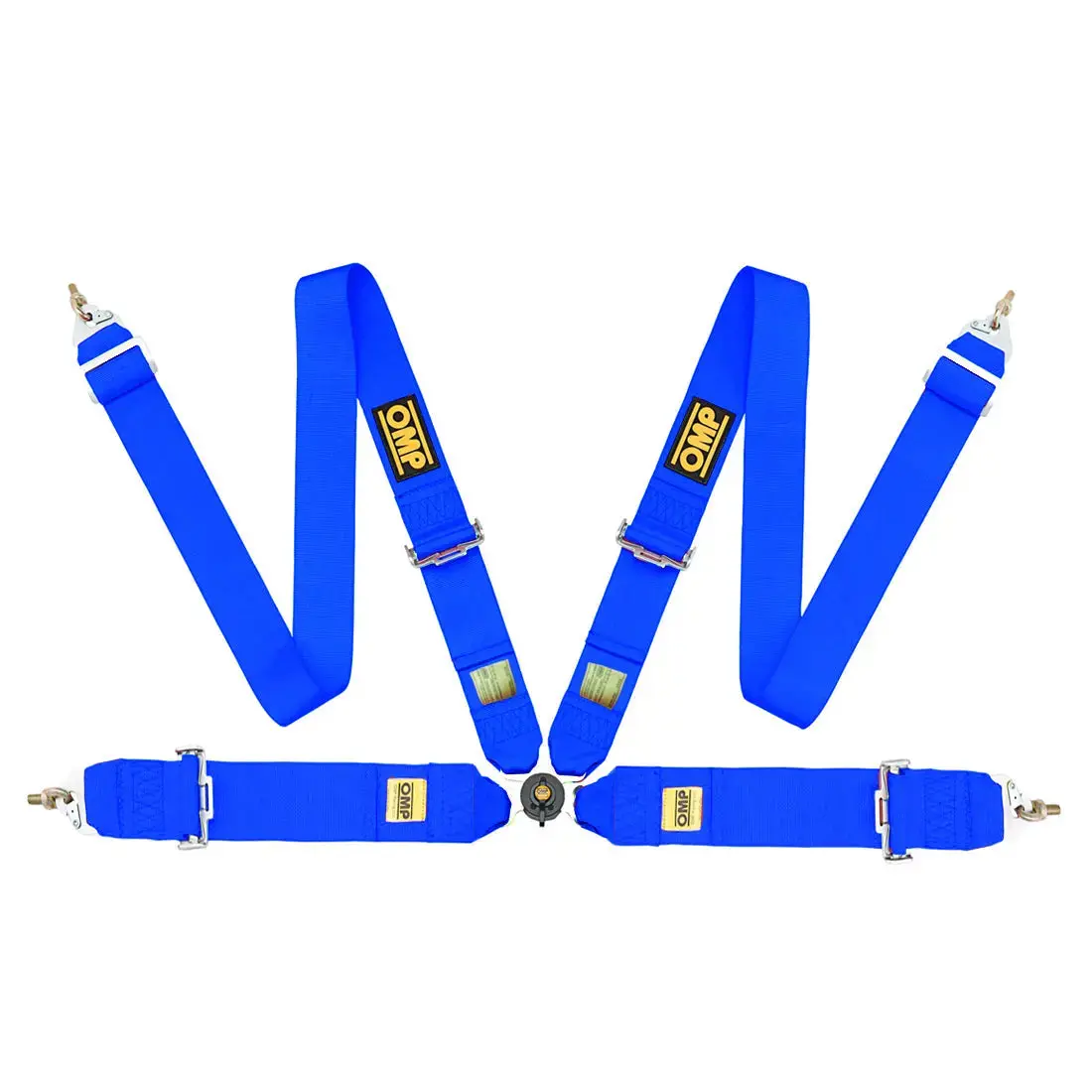 O-M-P 4-Point Racing Seat Harness (Blue) 1