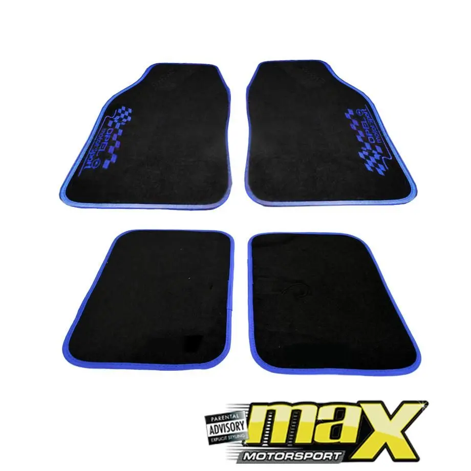 Opel Motorsport Racing Car Mats (Blue) 1