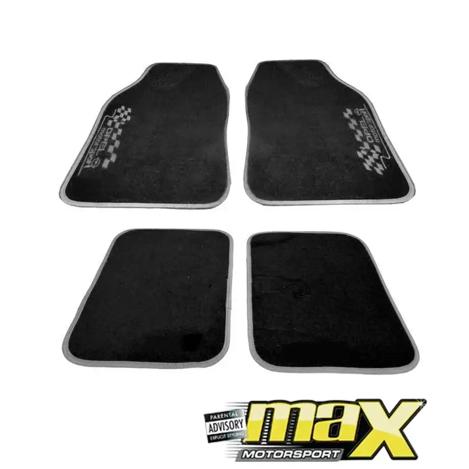 Opel Motorsport Racing Car Mats (Grey) 1