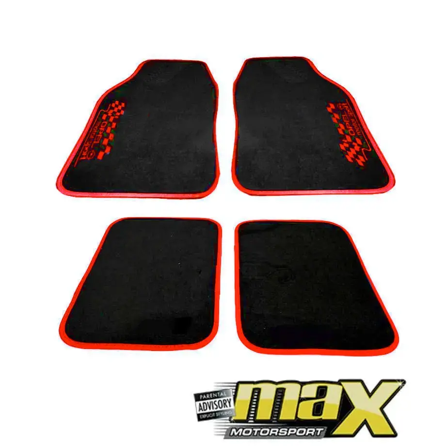 Opel Motorsport Racing Car Mats (Red) 1