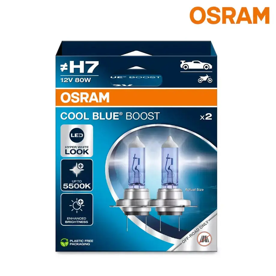 Osram Cool Blue Boost H7 Bulb Set 1