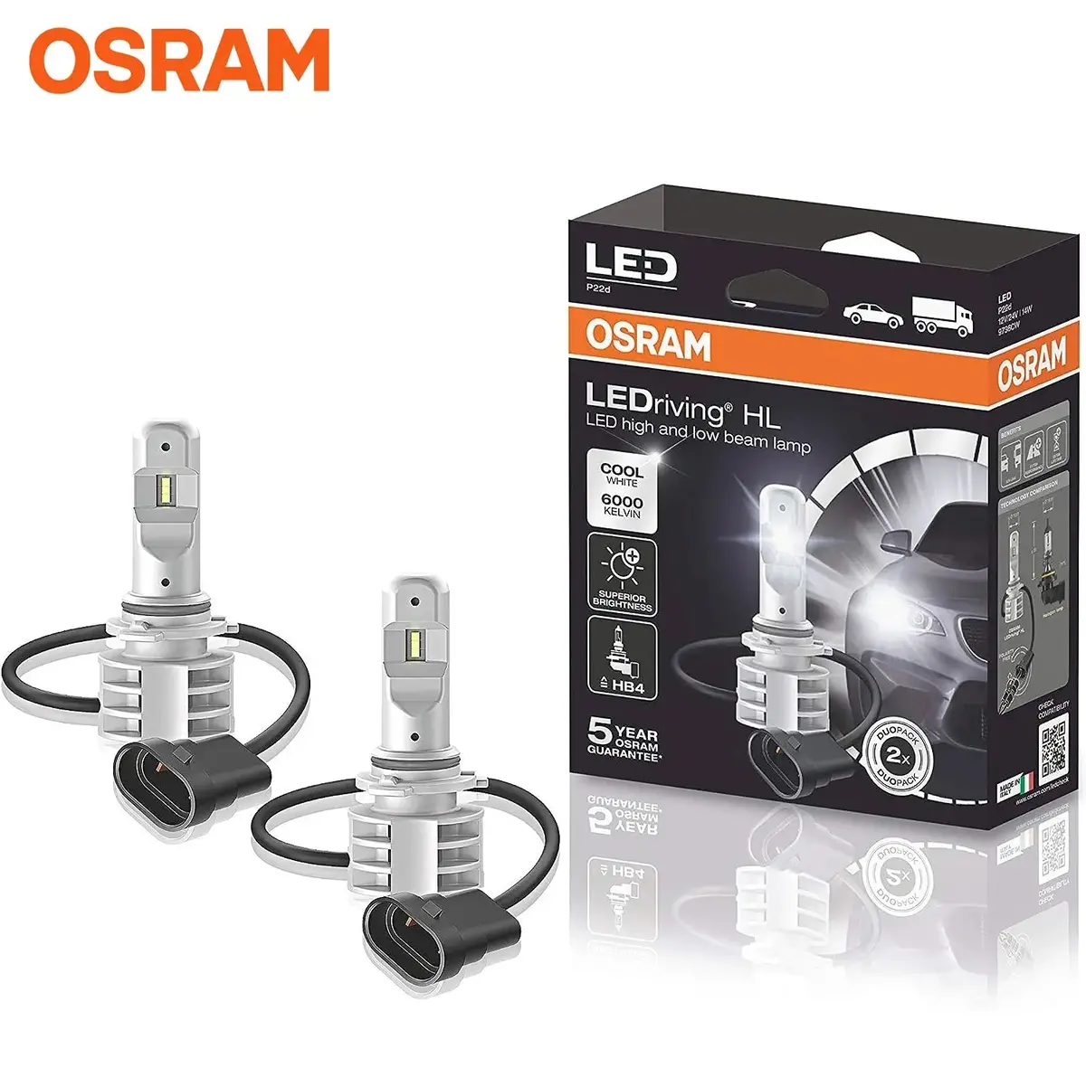 Osram Hb4 Ledriving Hl Headlight Bulb Kit 1