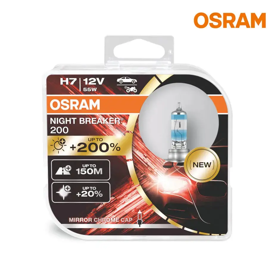 Osram Night Breaker 200 H7 Bulb Set 1