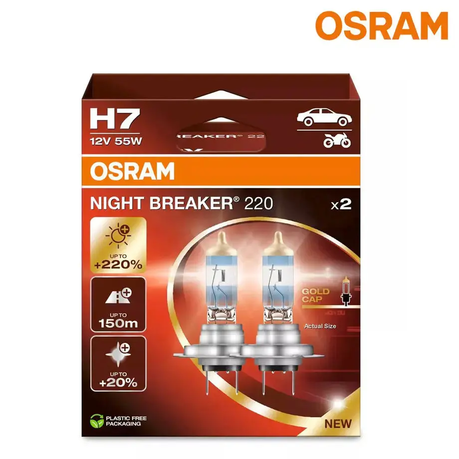 Osram Night Breaker 220 H7 Bulb Set 1