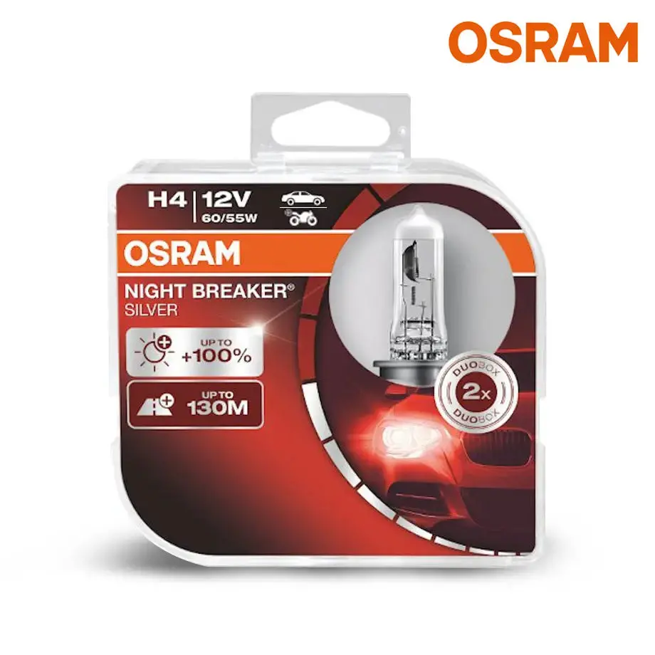 Osram Night Breaker Silver H4 Bulb Set 1