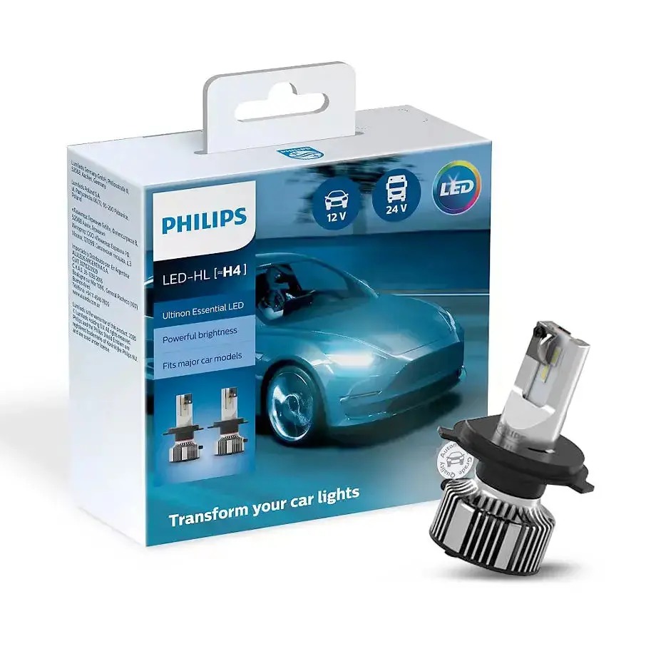 Philips Ultinon Essential Led H4 Headlight Bulb Kit 1