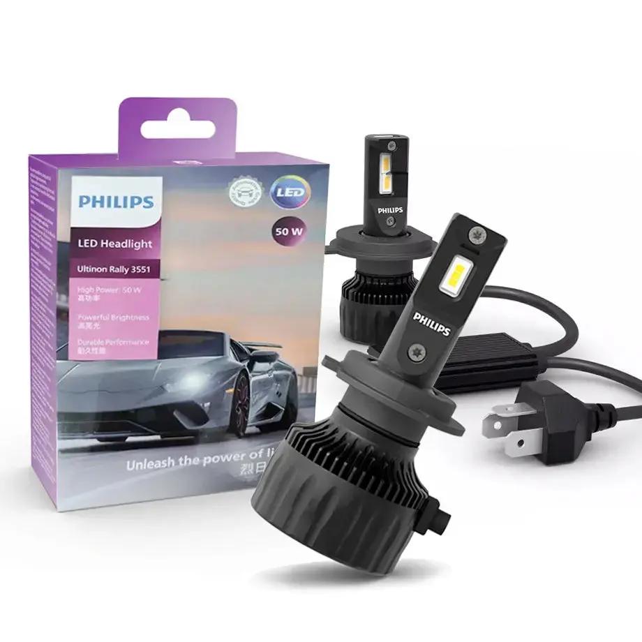 Philips Ultinon Rally 3551 - H4 Led Headlight Bulb Kit 1