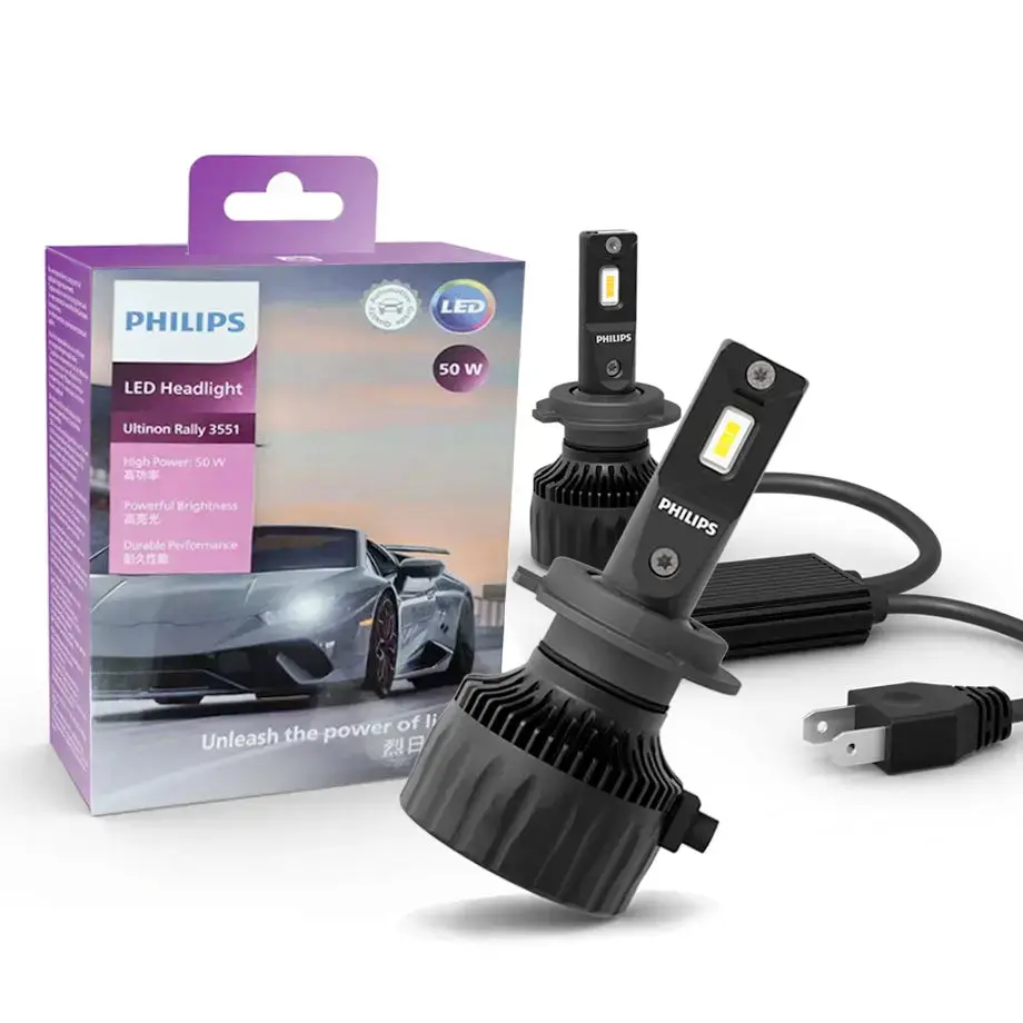 Philips Ultinon Rally 3551 - H7 Led Headlight Bulb Kit 1