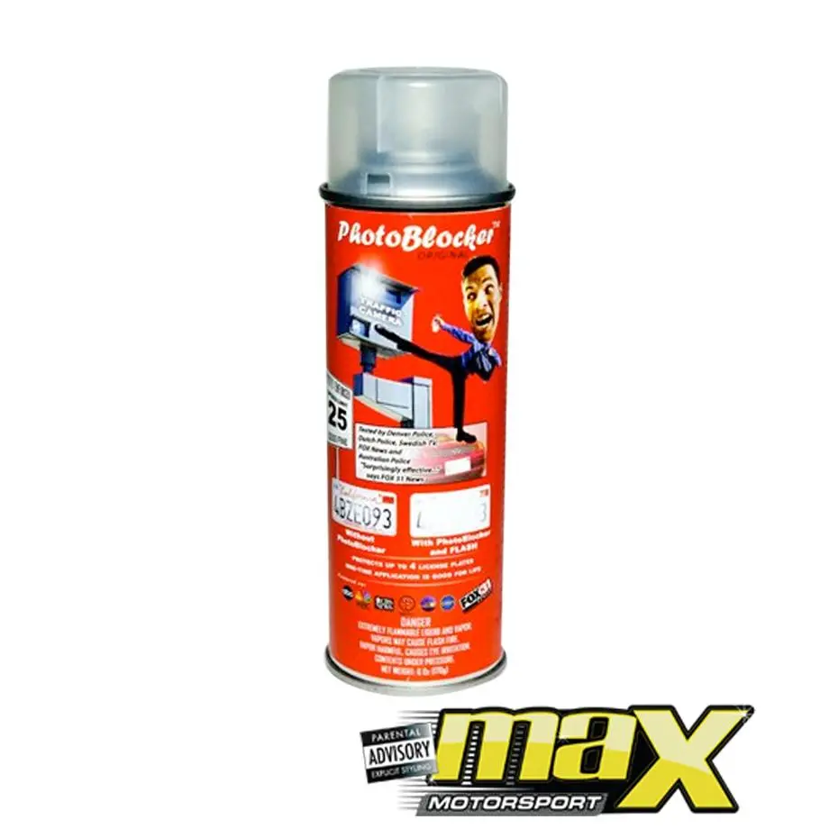 Photo Blocker Spray For Number Plates 1