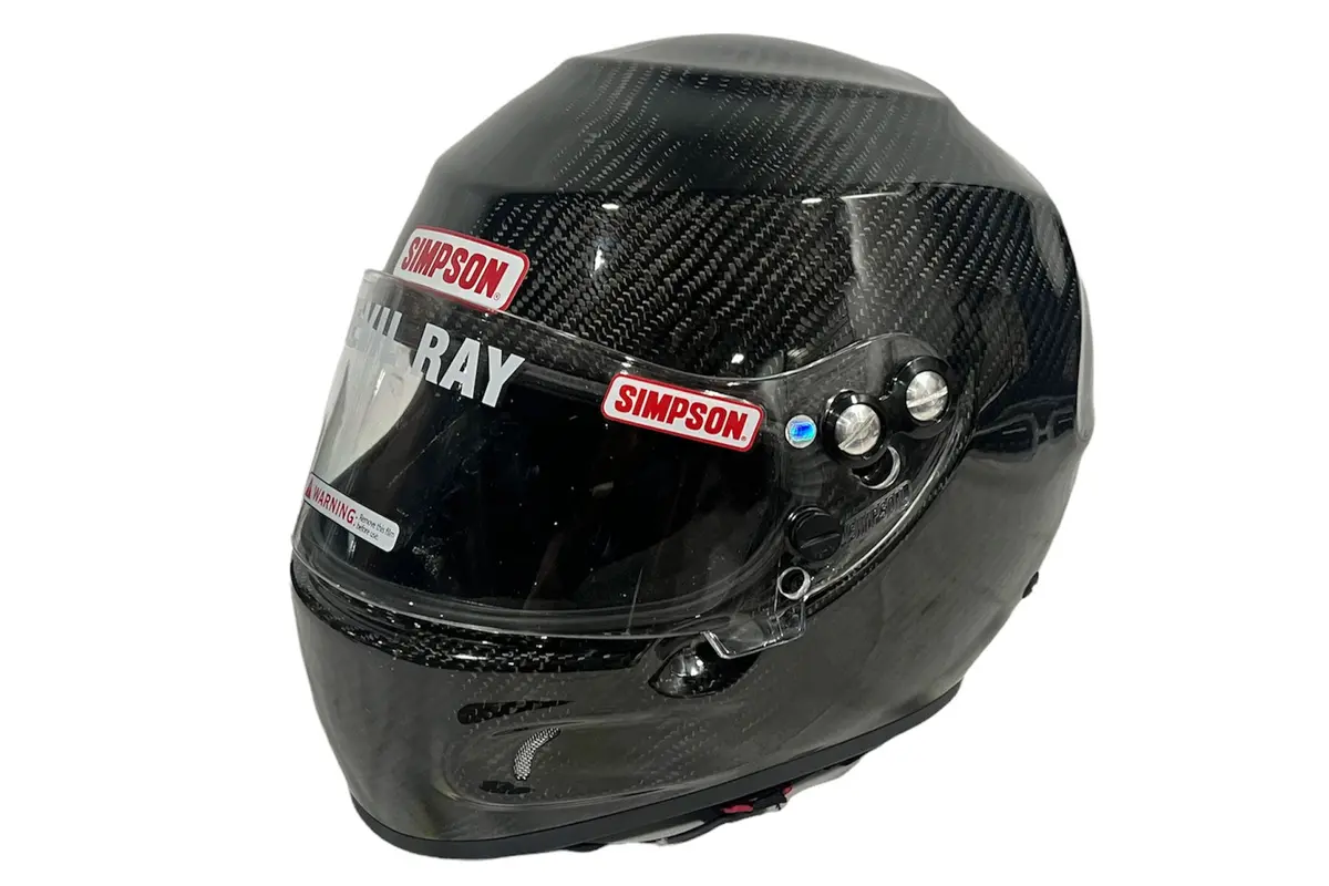 Simpson Carbon Fiber Devil Ray Helmet Xl 1