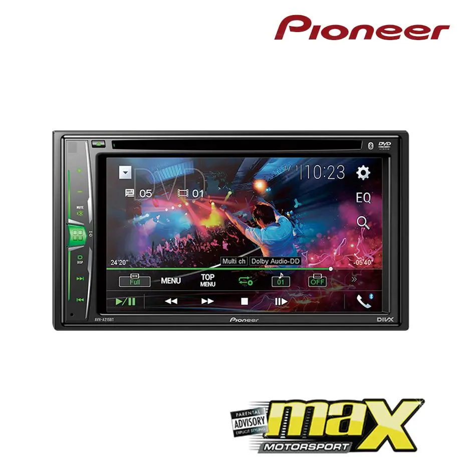 Pioneer 6.2" Avh-A215bt Double Din Dvd/Mp3 Media Receiver 1
