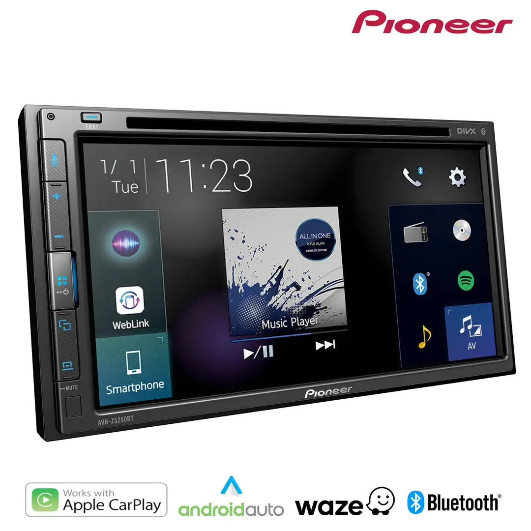Pioneer Avh-Z5250bt 6.8" Double Din Dvd Receiver With Apple Carplay & Android Auto 1