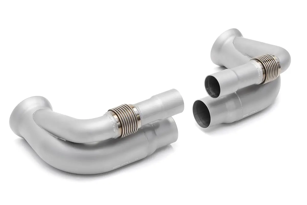 Soul 14-19 Porsche 991 Gt3 Side Muffler Bypass Pipes (Non-Valved) 1