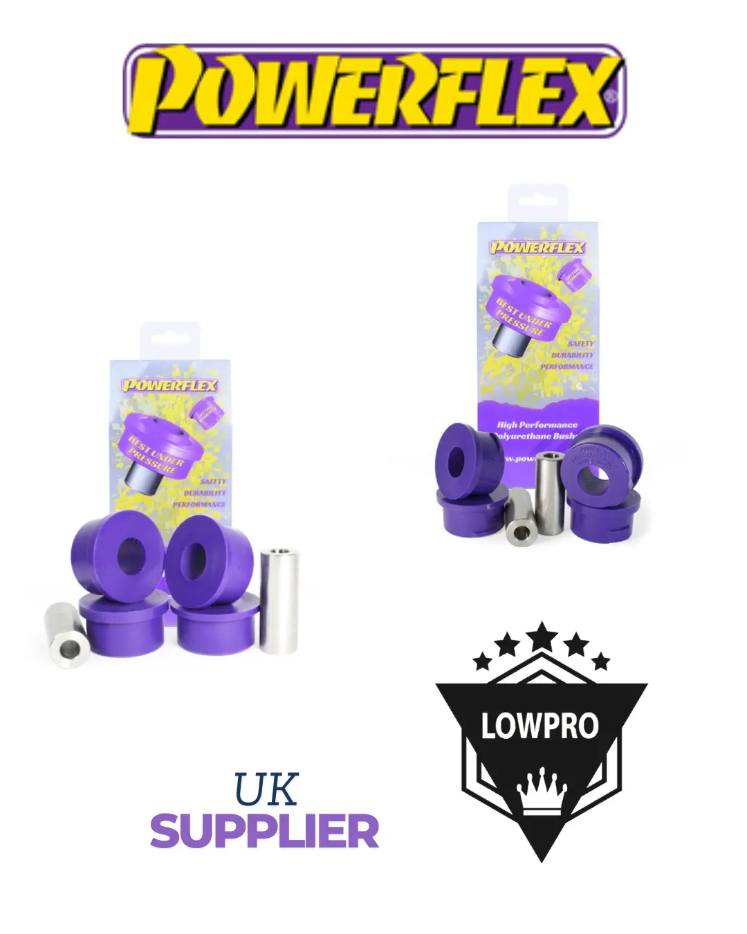 Powerflex Vw Transporter Rear Package Deal Non-Adjustable Bushes Pfr85-1310 / Pfr85-1311 1