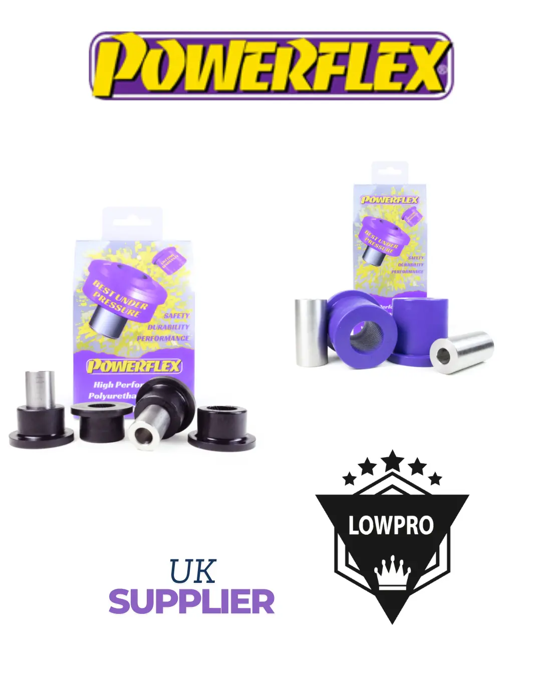 Powerflex Vw Transporter Front Package Deal Non-Adjustable Bushes Pff85-1301 / Pff85-1302 1