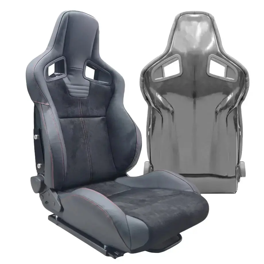Premium Quality Wingback Race Seats - Fiberglass Re-Inforced (Pair) 1