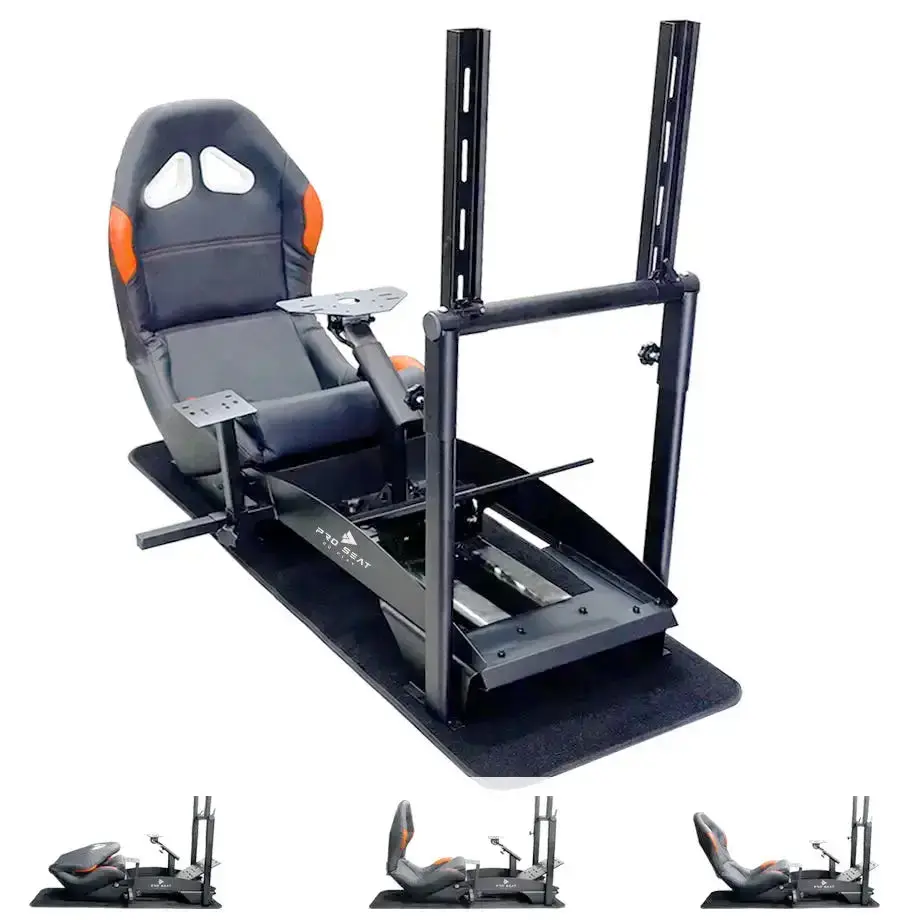 Pro Seat - Racing Simulator Gaming Seat With Tv Stand 1