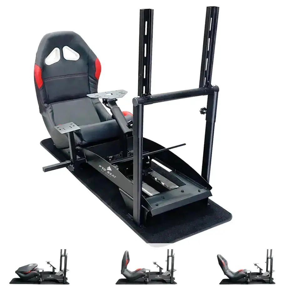 Pro Seat - Racing Simulator Gaming Seat With Tv Stand 1
