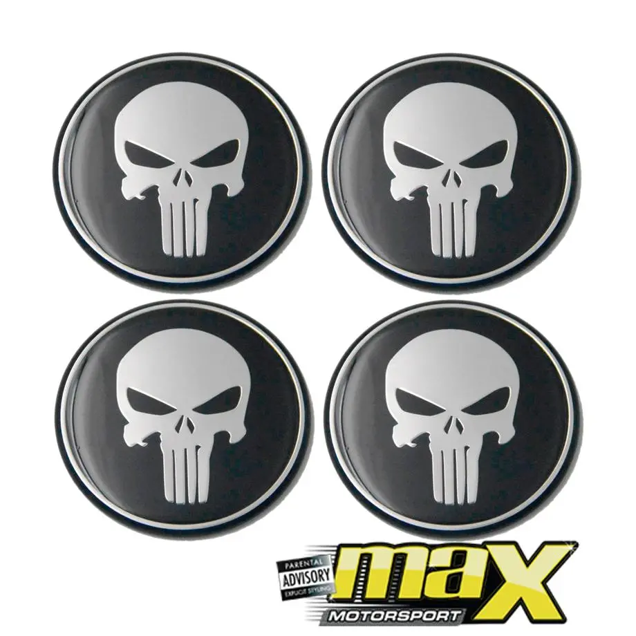 Punisher Skull Wheel Decal 1