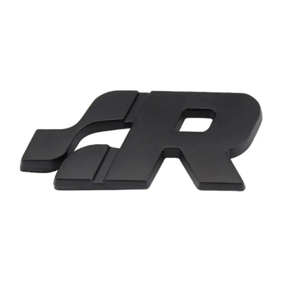 R Logo Stick-On Badge (Black) 1